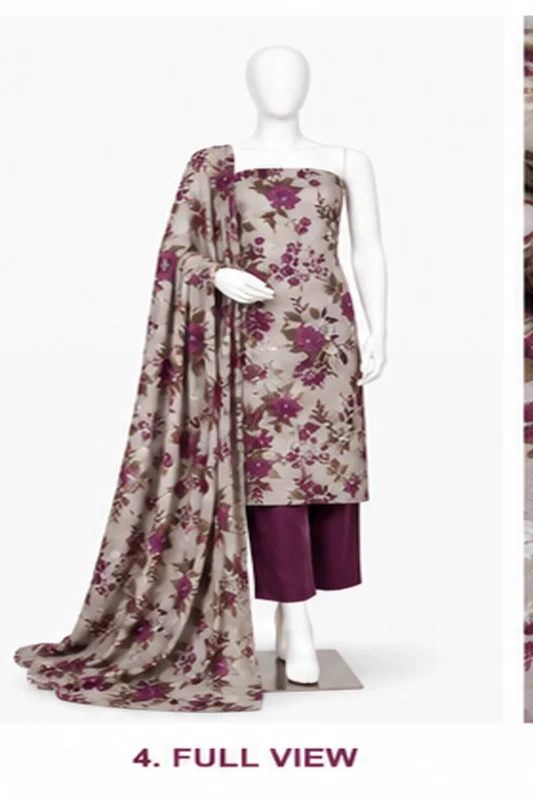 Meheriya Floral Printed 3-Piece Lawn Suit – Elegant Summer Collection